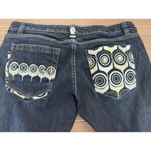COOGI Women’s Embroidered Colorful Blue Denim Jeans 17/18 Y2K Bootcut 18 X 33